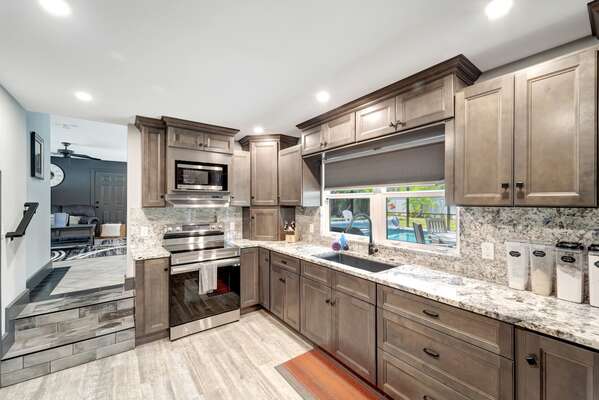 Fully stocked Kitchen