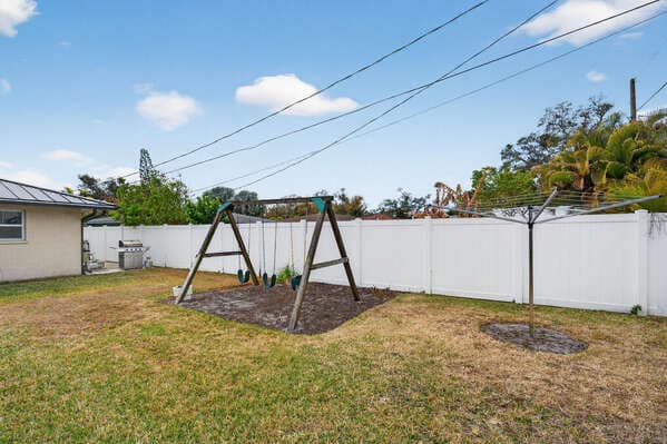 swing sets play area